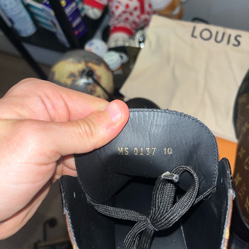 Louis Vuitton Match Up High Cocoa Sneaker Boots - Picture 9 of 9